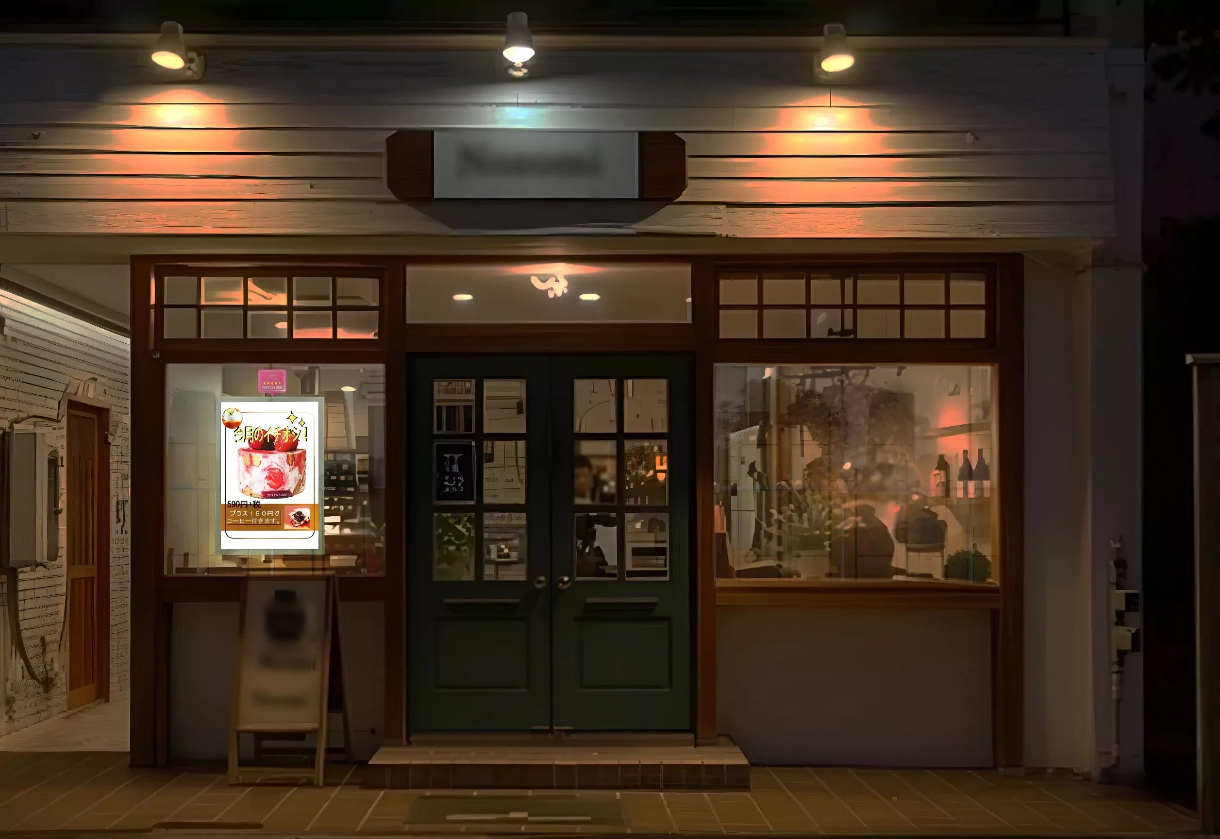 店舗窓ガラス販促品 - adPOP
