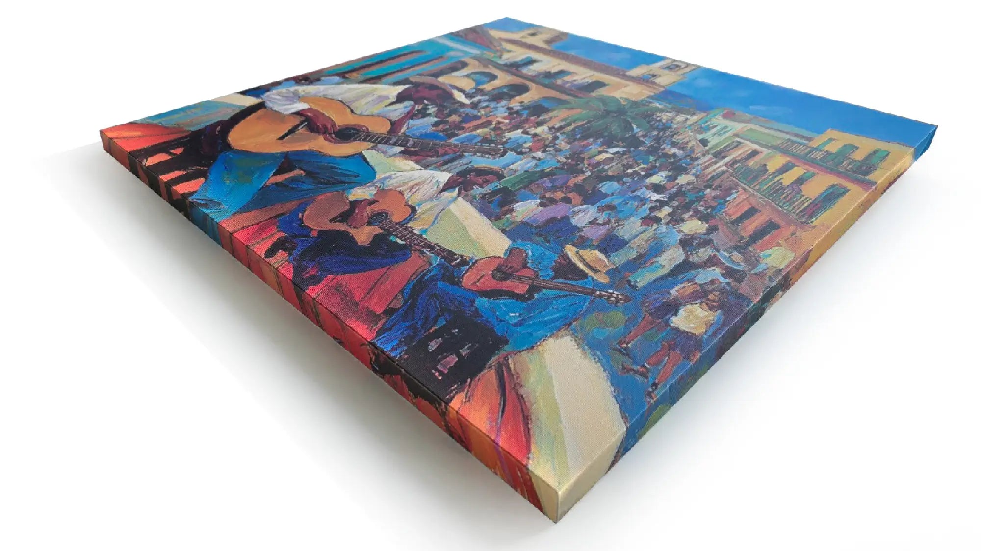 W.CAは両面キャンバスとして表面と側面を表現