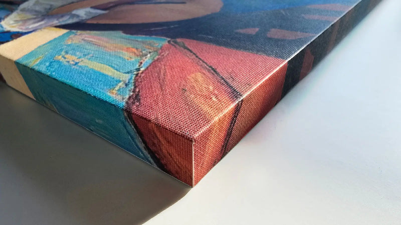 W.CAは両面キャンバスとして表面のキャンバス材質を表現