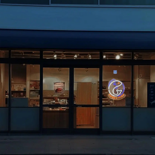 LED Neonsign｜ガラスにも簡単設置のネオン