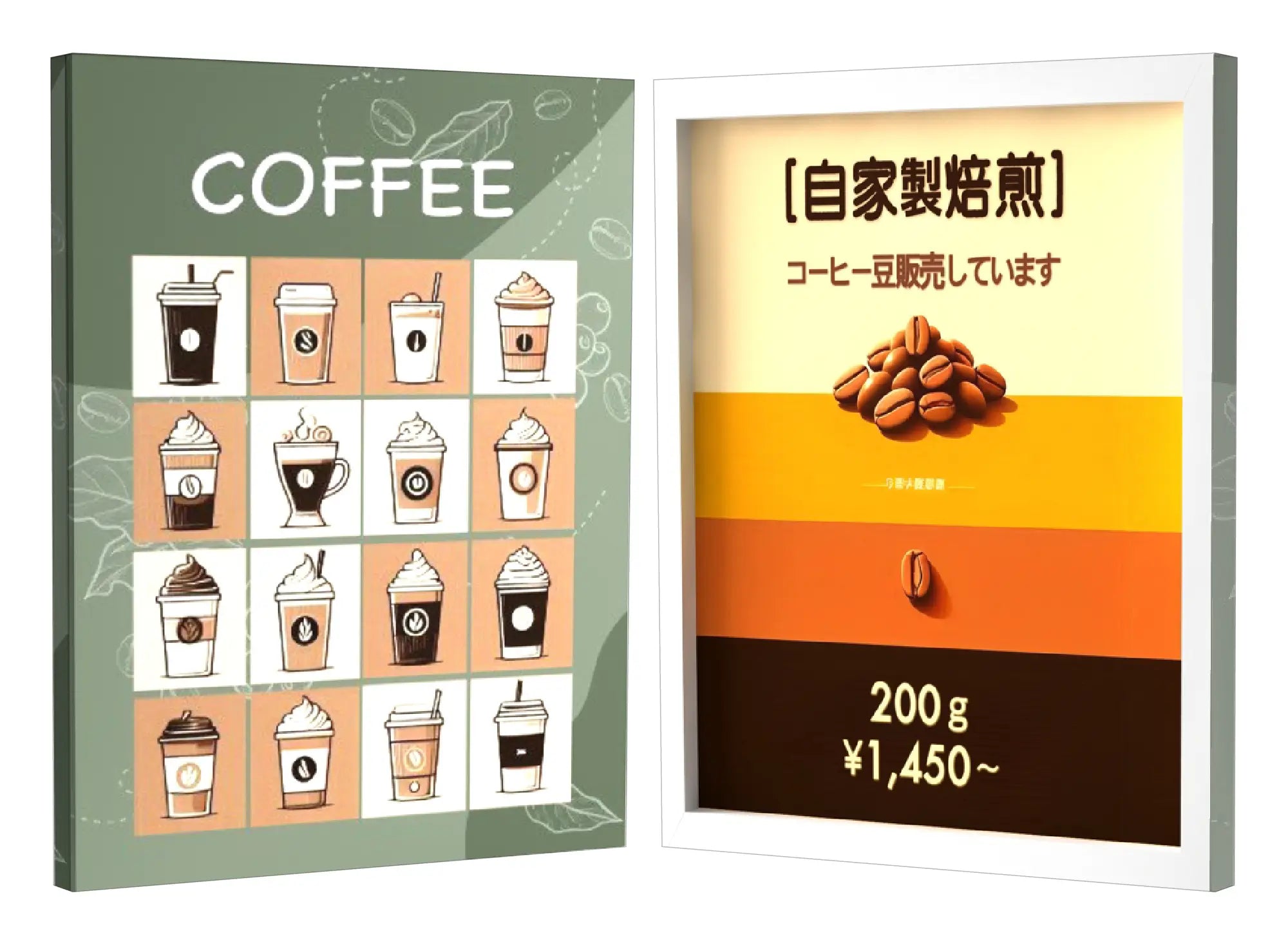 W.CAは両面キャンバスとしてプロモーションしたい内容を表裏に表現できることを説明,集客アイデア