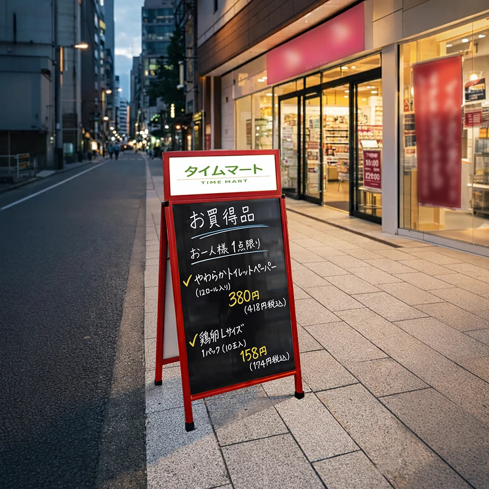 アルミA型看板｜Top+ABoard
