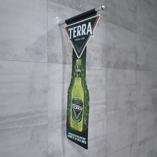 両面バナーPOP, 布素材, 両面印刷, 前後完璧遮断, 自由形状, 簡単設置, W.Viu, コンビニエンスストア, ショッピングモール, 小売店, 商業施設, フランチャイズドラッグストア