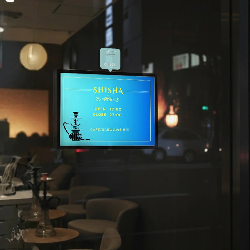 ウィンドウサイン - LED看板 | Wtalk (横 - A4, A3)