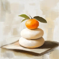 両面キャンバス,アート,鏡餅の願い