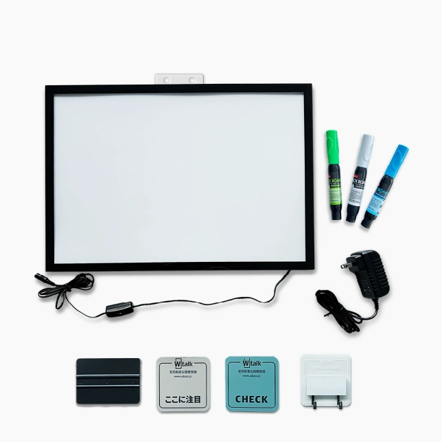 ウィンドウサイン - LED看板 | Wtalk (横 - A4, A3)