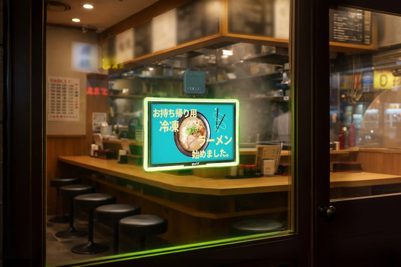 ネオン×LED看板｜glowN (横 - A4, A3)