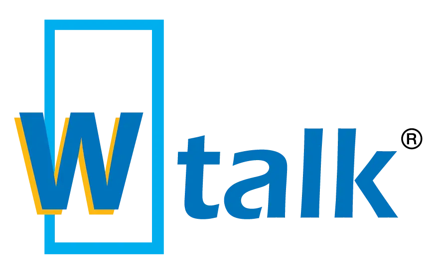 Wtalkブランドを説明したロゴ