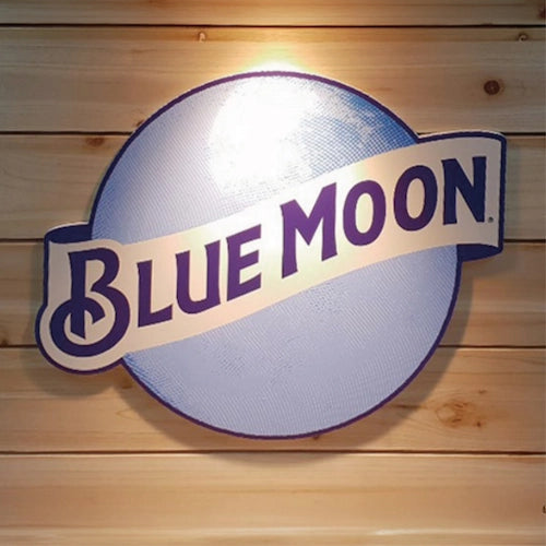 ブルームーンビール,ロゴを用いた電飾看板,バー・居酒屋,飲食店