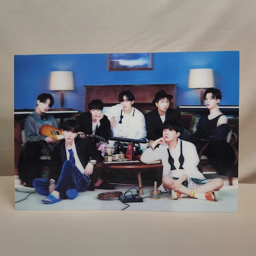 K-POPグループBTSのレンチキュラーはがき