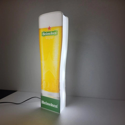 ハイネケン,専用グラスの形状を両面仕様で製作したバーカウンターライトサイン, バー・居酒屋,飲食店