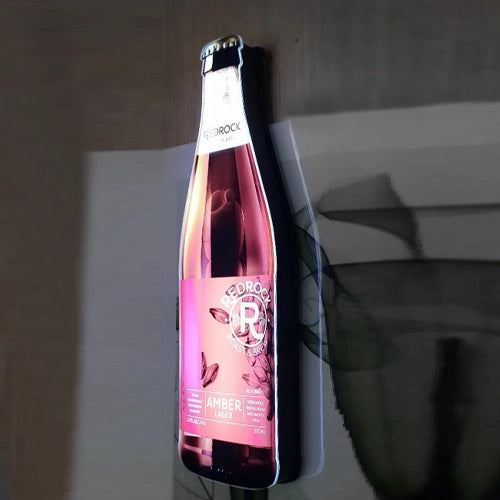 レッドロック,大型ビール瓶の電飾看板,カスタム式とフレームレス仕様,バー・居酒屋,飲食店